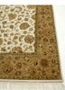 aurora ivory wool and silk hand knotted Rug - Corner aurora ivory wool and silk hand knotted Rug - Corner