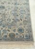 aurora ivory wool and silk hand knotted Rug - Corner aurora ivory wool and silk hand knotted Rug - Corner