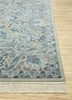 aurora ivory wool and silk hand knotted Rug - Corner aurora ivory wool and silk hand knotted Rug - Corner