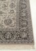 aurora ivory wool and silk hand knotted Rug - Corner aurora ivory wool and silk hand knotted Rug - Corner