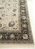 aurora ivory wool and silk hand knotted Rug - Corner aurora ivory wool and silk hand knotted Rug - Corner