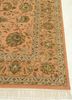 aurora red and orange wool and silk hand knotted Rug - Corner aurora red and orange wool and silk hand knotted Rug - Corner