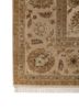 aurora gold wool and silk hand knotted Rug - Corner