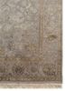 aurora grey and black wool and silk hand knotted Rug - Corner aurora grey and black wool and silk hand knotted Rug - Corner