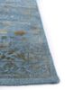 aurora blue wool and silk hand knotted Rug - Corner aurora blue wool and silk hand knotted Rug - Corner