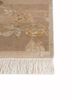 aurora beige and brown wool and silk hand knotted Rug - Corner aurora beige and brown wool and silk hand knotted Rug - Corner