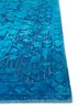 aurora blue wool and silk hand knotted Rug - Corner aurora blue wool and silk hand knotted Rug - Corner
