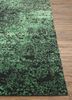 free verse by kavi green wool and silk hand knotted Rug - Corner free verse by kavi green wool and silk hand knotted Rug - Corner