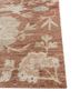 erbe red and orange wool hand knotted Rug - Corner erbe red and orange wool hand knotted Rug - Corner