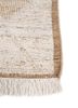 manifest ivory afghan wool hand knotted Rug - Corner