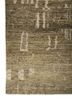 manifest green afghan wool hand knotted Rug - Corner