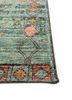 thyme green afghan wool hand knotted Rug - Corner
