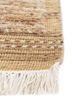 manifest beige and brown afghan wool hand knotted Rug - Corner