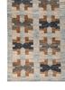 manifest green wool hand knotted Rug - Corner