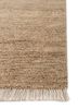 aprezo beige and brown wool hand knotted Rug - Corner