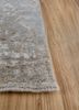 gulmarg ivory silk hand knotted Rug - Corner