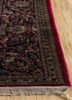 gulmarg red and orange silk hand knotted Rug - Corner gulmarg red and orange silk hand knotted Rug - Corner