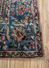 gulmarg ivory silk hand knotted Rug - Corner