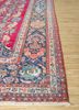 aalam pink and purple wool hand knotted Rug - Corner aalam pink and purple wool hand knotted Rug - Corner