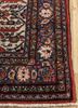 aalam red and orange wool hand knotted Rug - Corner aalam red and orange wool hand knotted Rug - Corner
