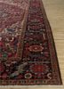 aalam red and orange wool hand knotted Rug - Corner aalam red and orange wool hand knotted Rug - Corner