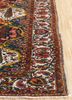 aalam red and orange wool hand knotted Rug - Corner aalam red and orange wool hand knotted Rug - Corner
