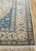 aalam blue wool hand knotted Rug - Corner aalam blue wool hand knotted Rug - Corner