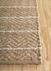 indusbar beige and brown jute and hemp flat weaves Rug - Corner indusbar beige and brown jute and hemp flat weaves Rug - Corner