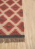 bedouin red and orange jute and hemp flat weaves Rug - Corner bedouin red and orange jute and hemp flat weaves Rug - Corner