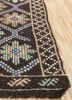 nuray beige and brown wool hand knotted Rug - Corner