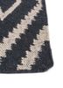 bedouin blue wool flat weaves Rug - Corner bedouin blue wool flat weaves Rug - Corner