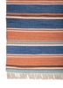 indusbar blue wool flat weaves Rug - Corner indusbar blue wool flat weaves Rug - Corner