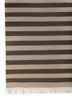 indusbar beige and brown wool flat weaves Rug - Corner