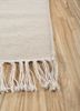 bedouin gold wool flat weaves Rug - Corner