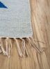 indusbar ivory wool flat weaves Rug - Corner indusbar ivory wool flat weaves Rug - Corner