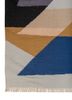 indusbar blue wool flat weaves Rug - Corner indusbar blue wool flat weaves Rug - Corner