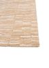 blythe beige and brown wool hand knotted Rug - Corner