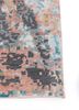 entropy ivory wool and viscose hand knotted Rug - Corner entropy ivory wool and viscose hand knotted Rug - Corner