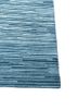 manifest blue wool and viscose hand knotted Rug - Corner