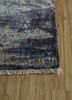 uvenuti grey and black bamboo silk hand knotted Rug - Corner uvenuti grey and black bamboo silk hand knotted Rug - Corner