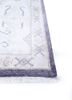 erbe pink and purple bamboo silk hand knotted Rug - Corner