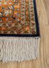 gulmarg blue silk hand knotted Rug - Corner gulmarg blue silk hand knotted Rug - Corner