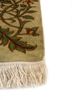 gulmarg green silk hand knotted Rug - Corner