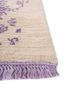 far east ivory wool and silk hand knotted Rug - Corner far east ivory wool and silk hand knotted Rug - Corner