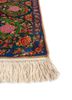 gulmarg red and orange silk hand knotted Rug - Corner