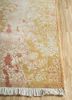 far east red and orange wool and bamboo silk hand knotted Rug - Corner far east red and orange wool and bamboo silk hand knotted Rug - Corner