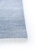 kairos grey and black wool hand knotted Rug - Corner