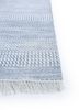 kairos grey and black wool hand knotted Rug - Corner