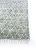 kairos grey and black wool hand knotted Rug - Corner