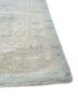 cyanna grey and black wool hand knotted Rug - Corner